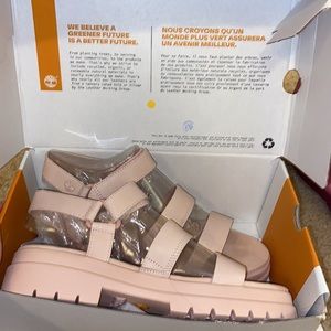 Light Pink Timberland london vibe ankle strap sandal never worn